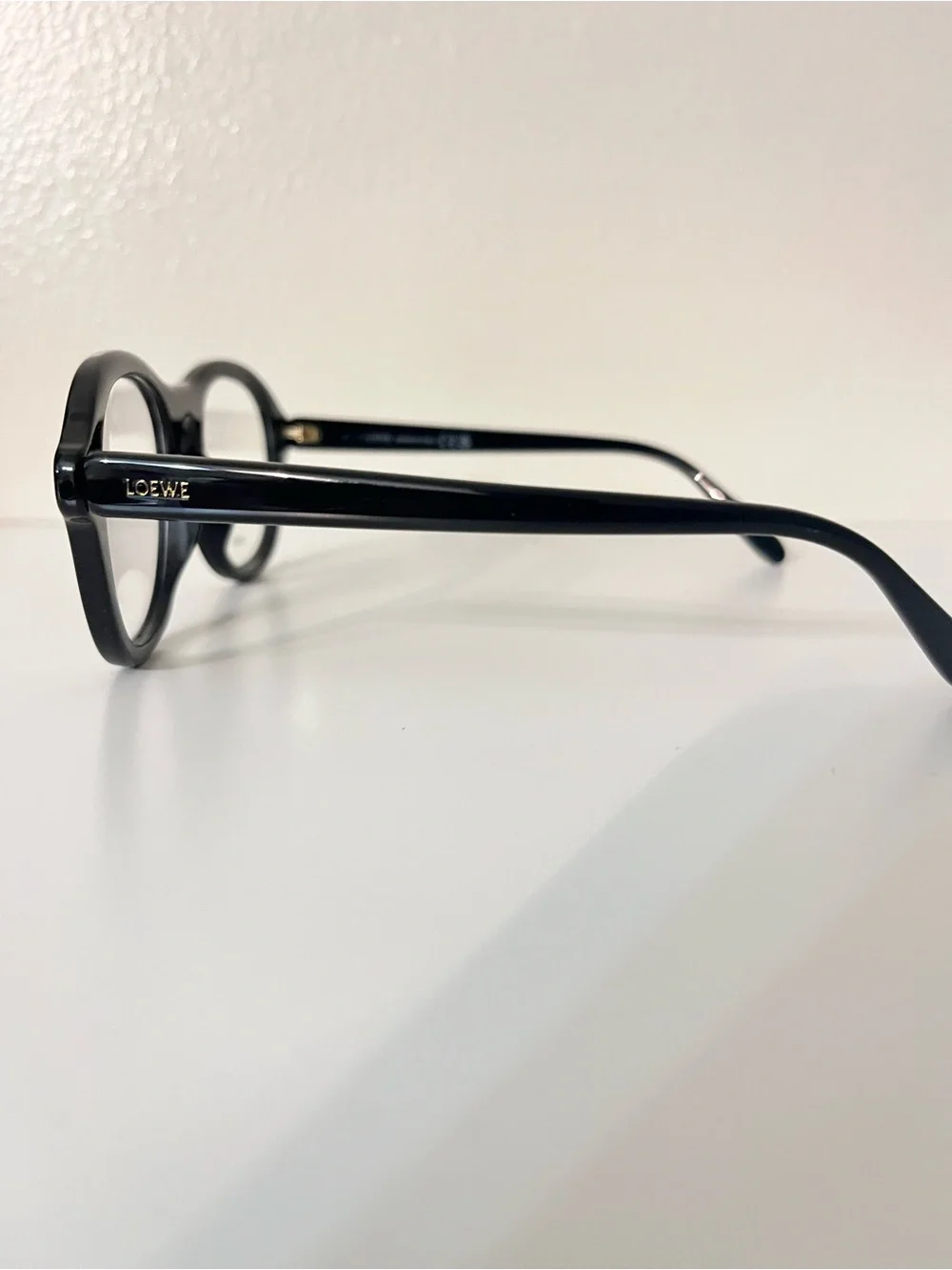 Loewe Black Round-Edge Eyeglasses